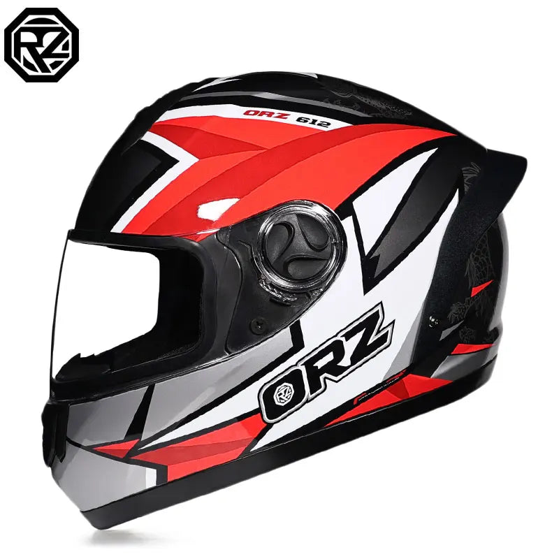 ORZ Full Face Motorcycle Helmet DOT Approved, Unisex ABS+PC