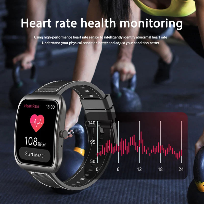 Smart Watch 1.85-Inch Curved Screen with Bluetooth Calls