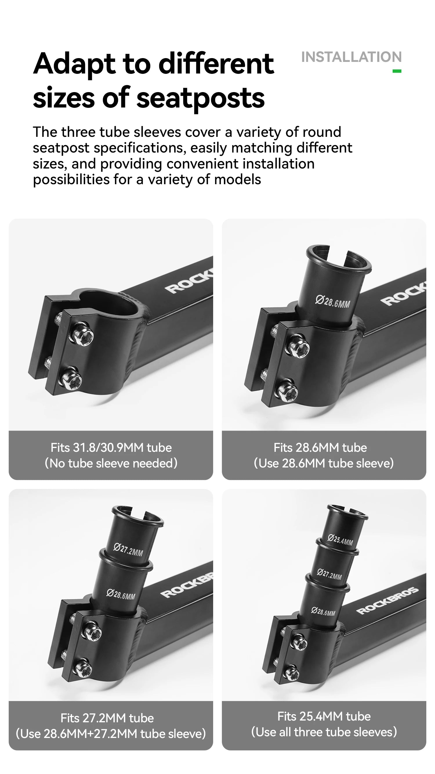 Aluminum Bike Rear Rack Carrier Shelf for Extra Storage on Rides