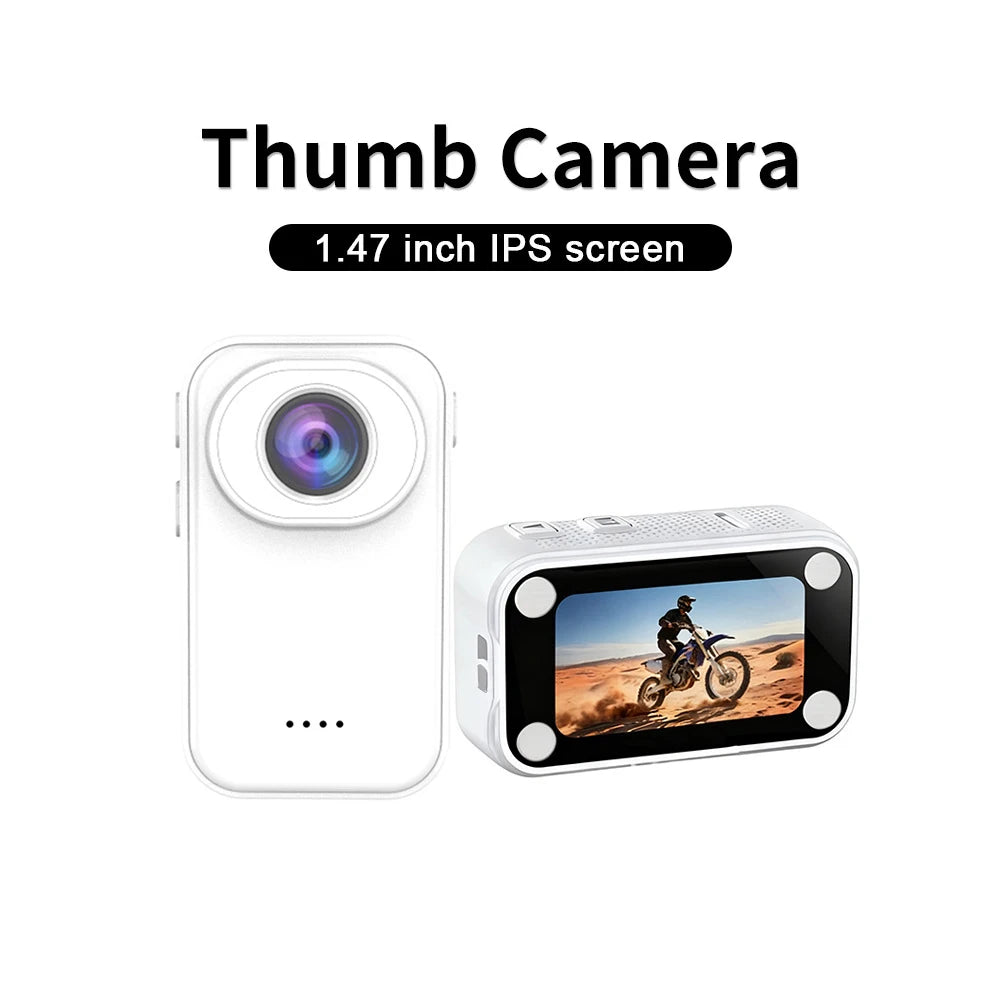 Mini 1080P HD Thumb Action Camera with MicroSD Support