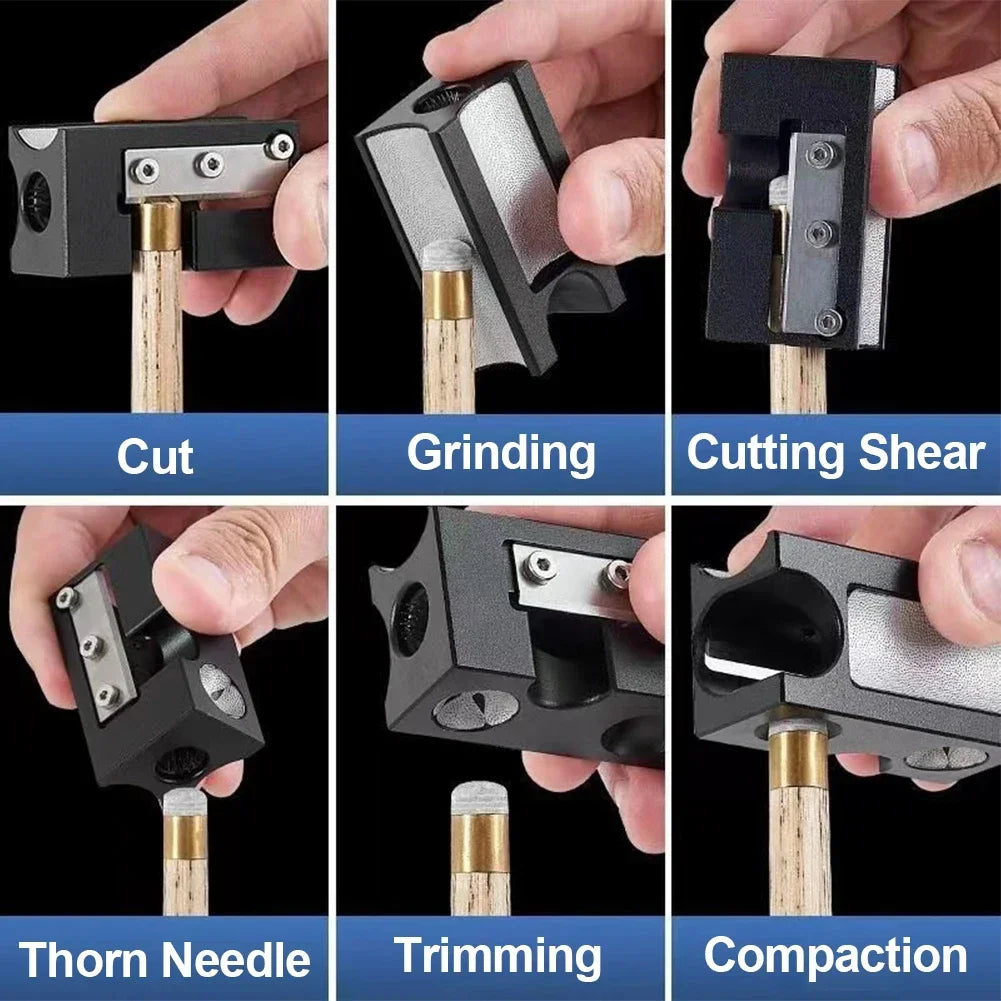 8-in-1 Billiard Cue Tip Maintenance Tool