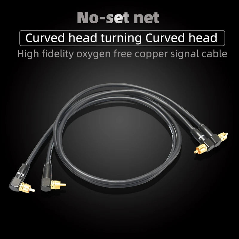 Cablu audio RCA stereo ecranat
