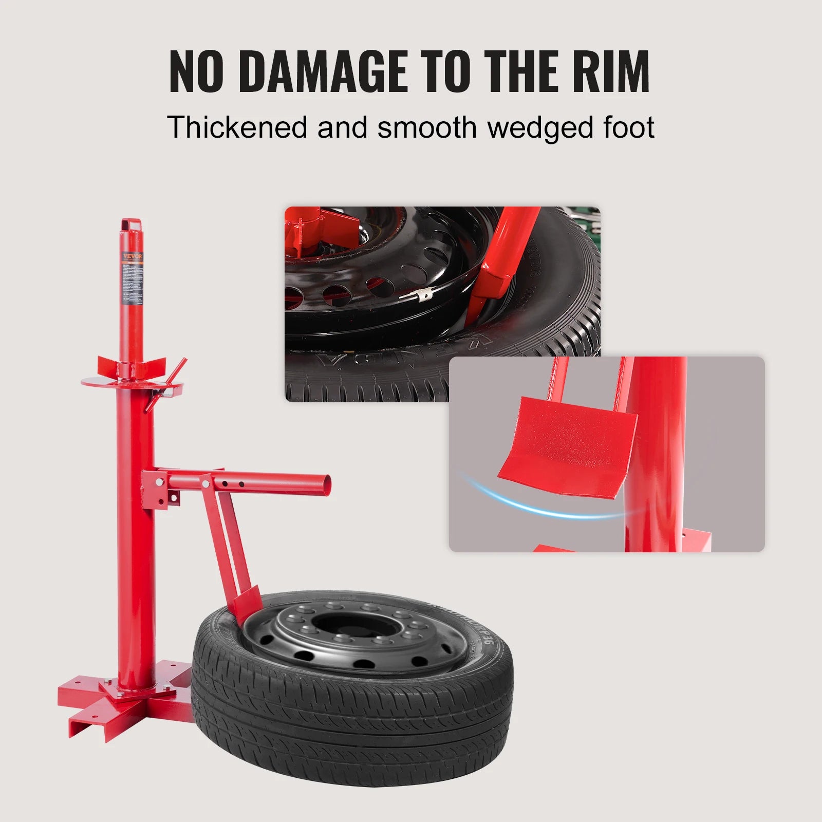Portable Manual Tire Changer Bead Breaker for 8–16 Inch Tires