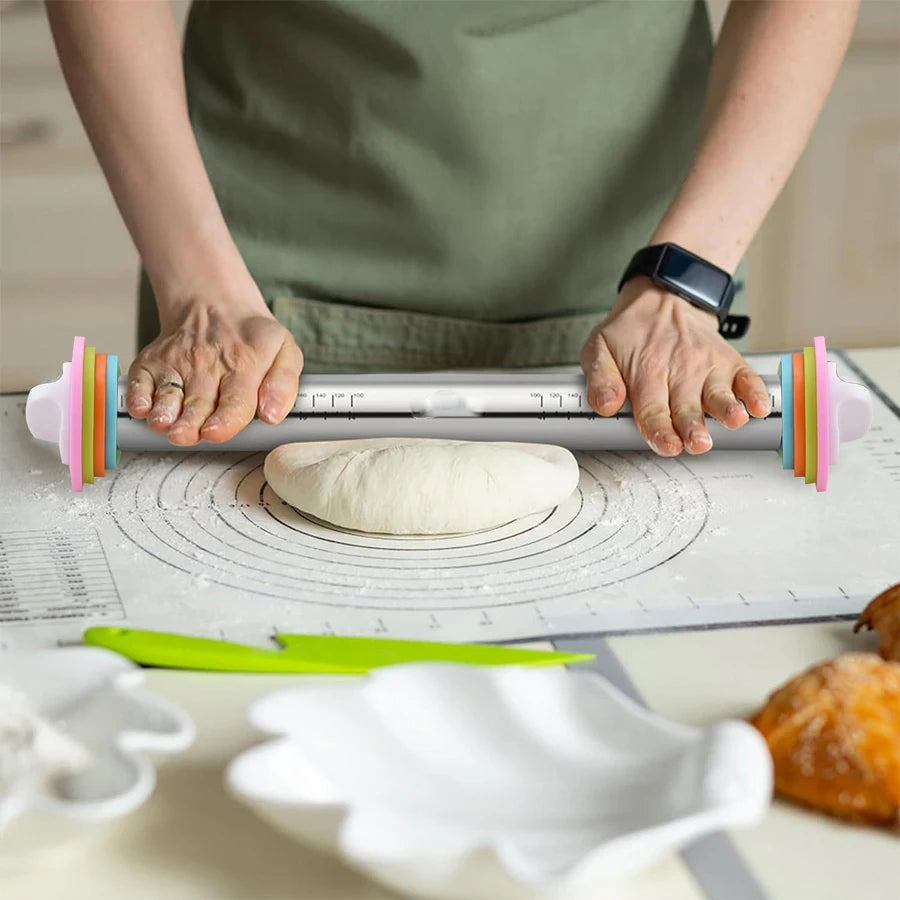 Adjustable Stainless-Steel Rolling Pin