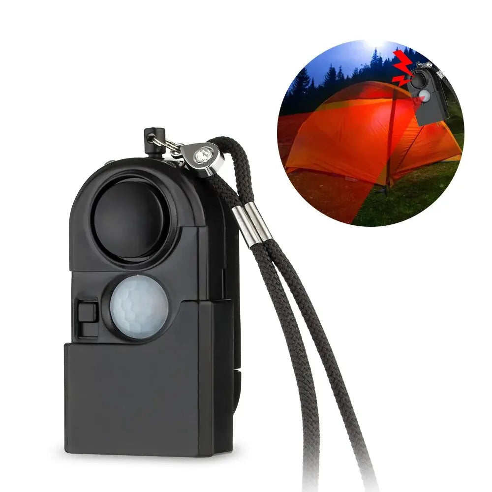 KERUI 1/2/5 Pcs Portable Mini Motion Detector Alarm 120DB Siren SOS LED Light Security For Travel Home Kids Safe Personal Alarm