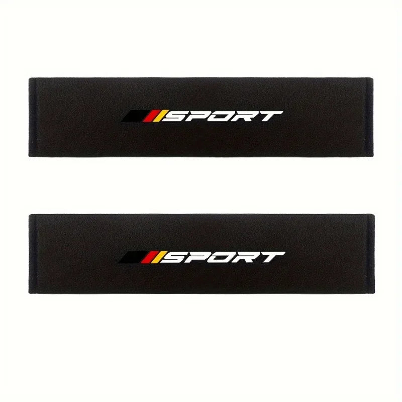 2 Pcs Soft and Comfortable Car Seat Belt Cushions, Personalized and Fashionable Seat Belt Cushions, Suitable for Vehicle Use