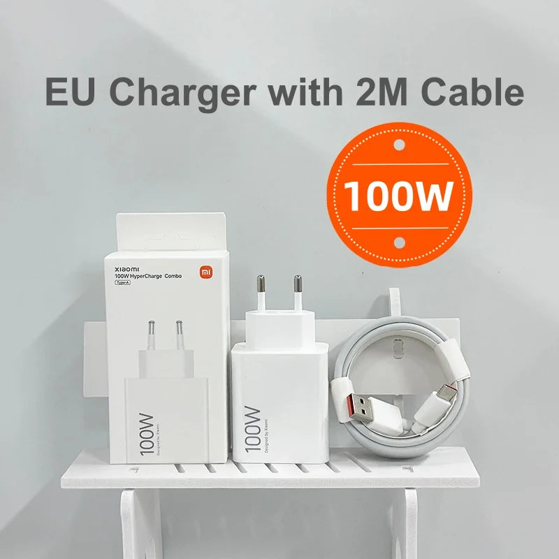 Xiaomi 100W USB-C Wall Charger with 6A USB-C Cable