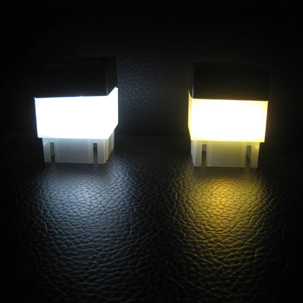 Solar Post Lamps Outdoor Garden Lighting LED Lawn Fence Landscape Street Lights For Home Park Courtyards Party Decorations
