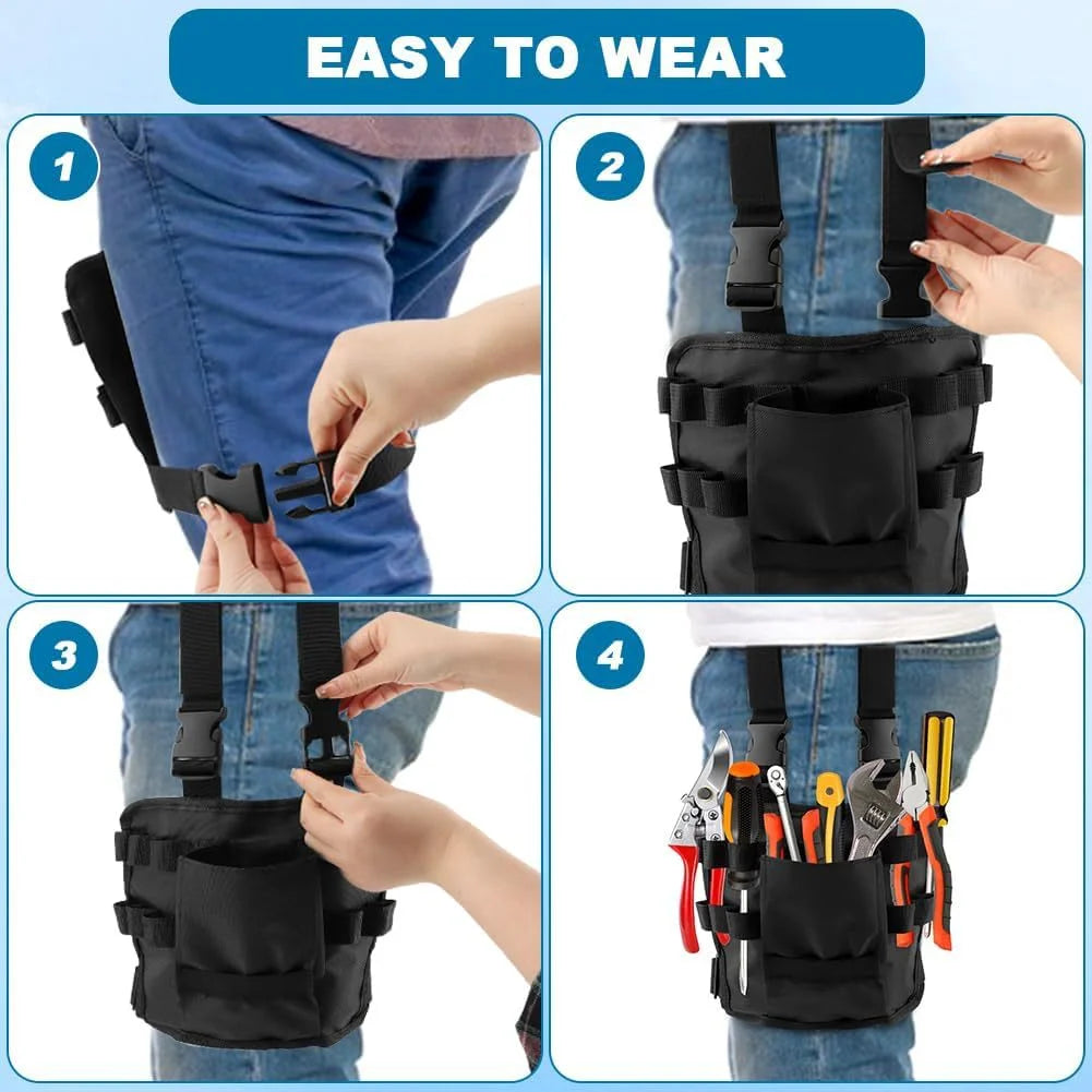 Oxford-Cloth Belt Tool Pouch