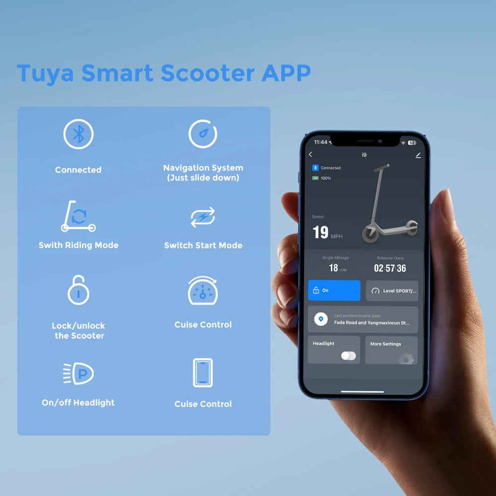 iScooter i9 Electric Scooter for Adults