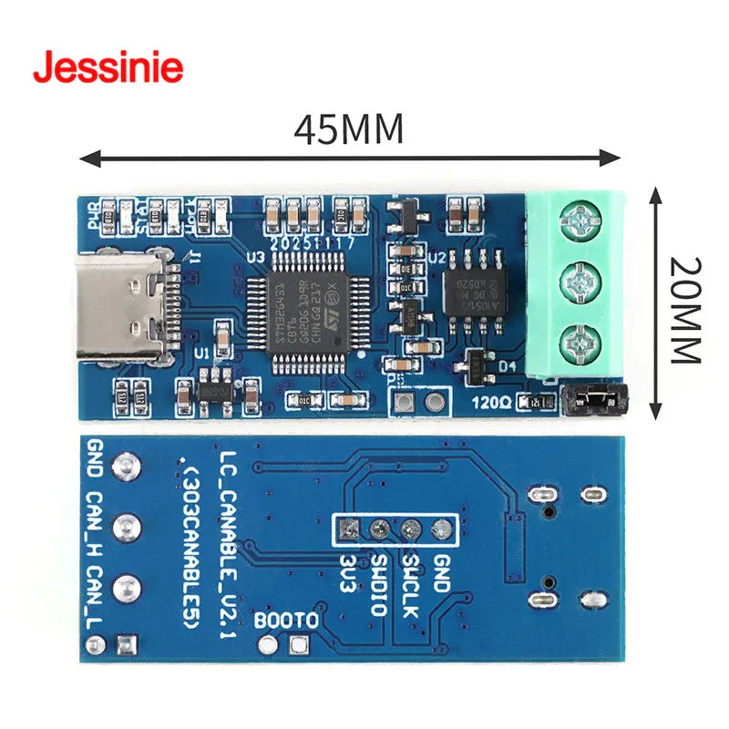USB-C CAN- und CAN-FD Schnittstellenmodul