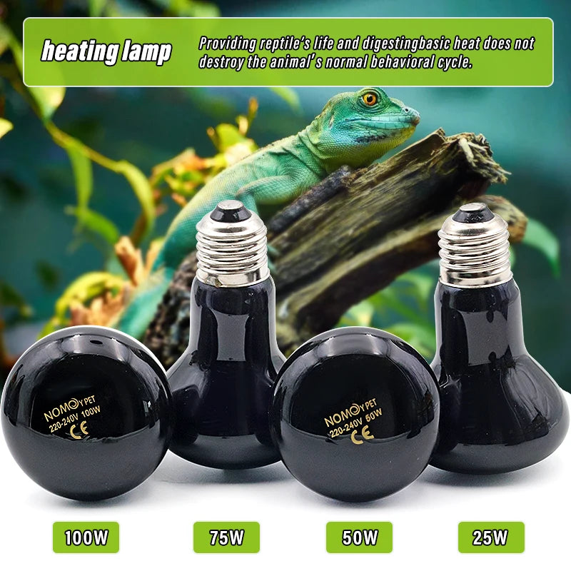 Ceramic E27 Heat Emitter, 25–100W Options