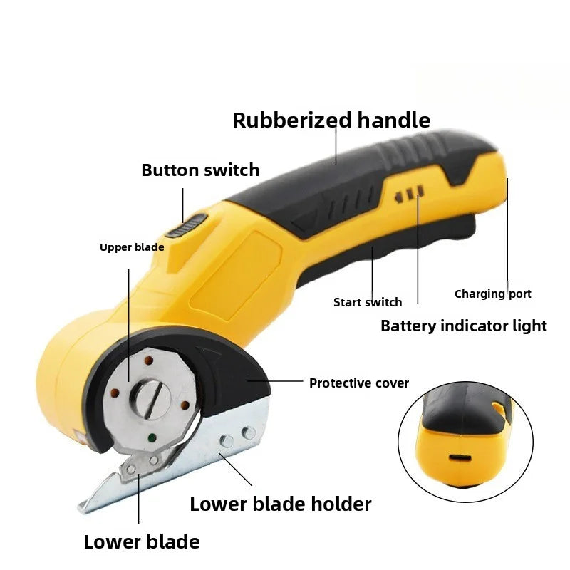 Cordless Electric Scissors for Fabric, Cardboard & DIY Cutting