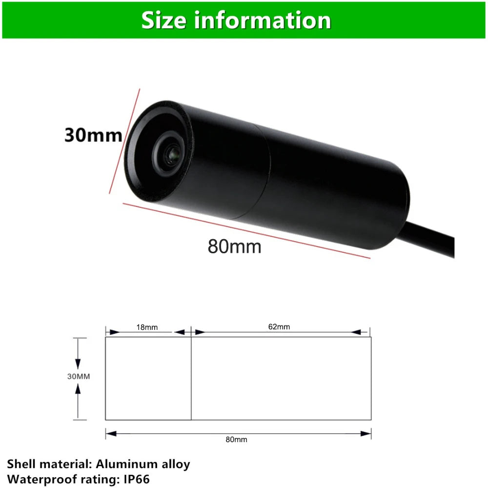 Mini Bullet SDI Camera 1080p 60fps 16x Digital Zoom