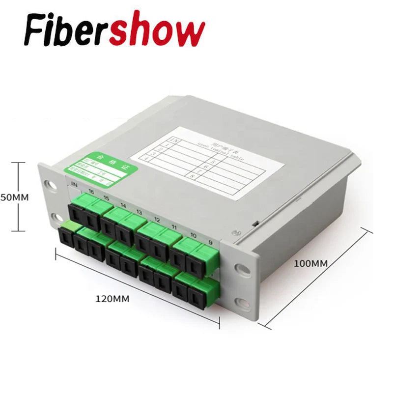 FTTH PLC Fibre Splitter - SC UPC or APC Options