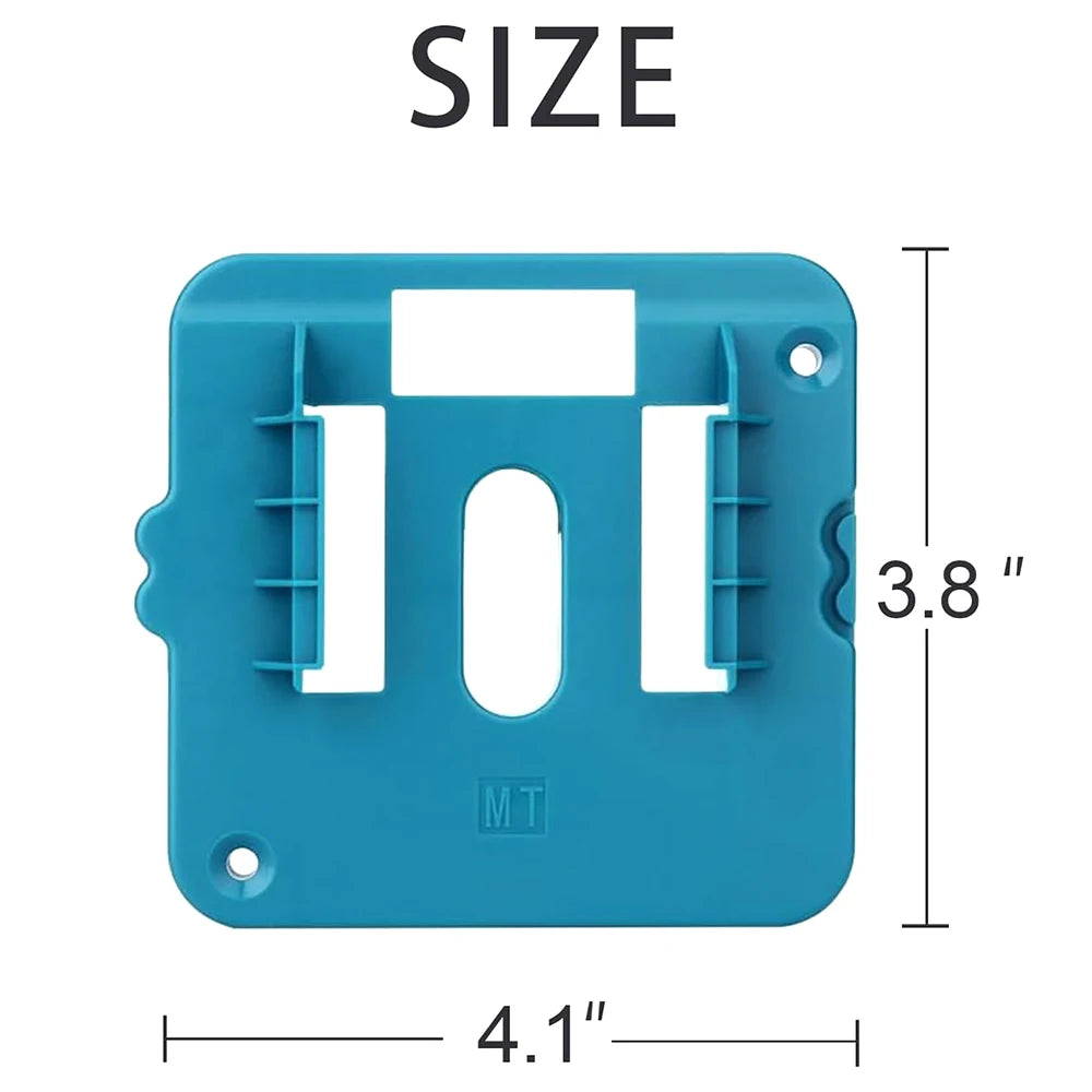 5 kusů držák baterií pro Makita 18V Li-ion baterie, držák nářadí, úložný stojan na stěnu pro BL1860, BL1850 (bez baterie)