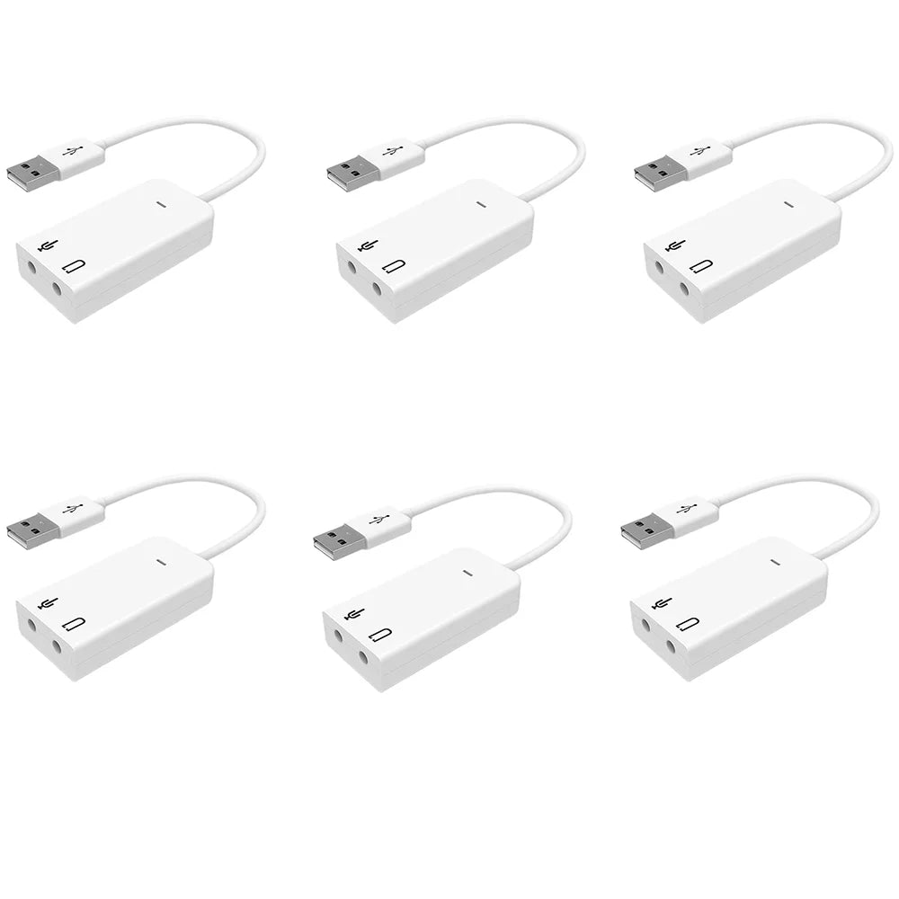 Zvočni adapter USB s priključki 3,5 mm