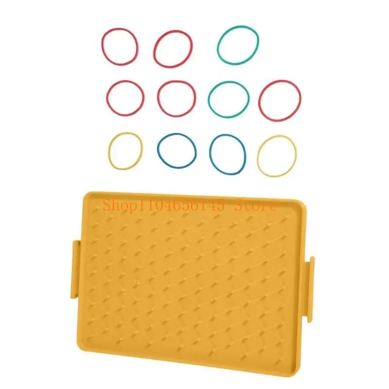 Pravouhlá geometria Pegboard pre matematické aktivity