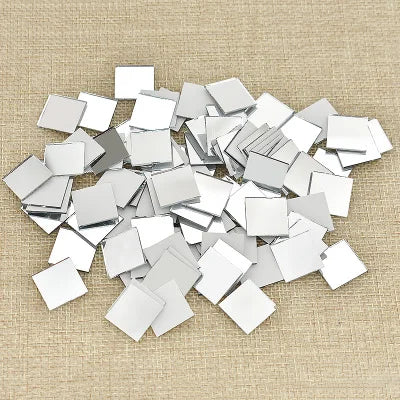 Ogledalo Mosaic majhne kvadratne ploščice ogledalo stenske nalepke na prodaj bulk DIY obrtni materiali dekoracija umetnine ročno izdelani materiali