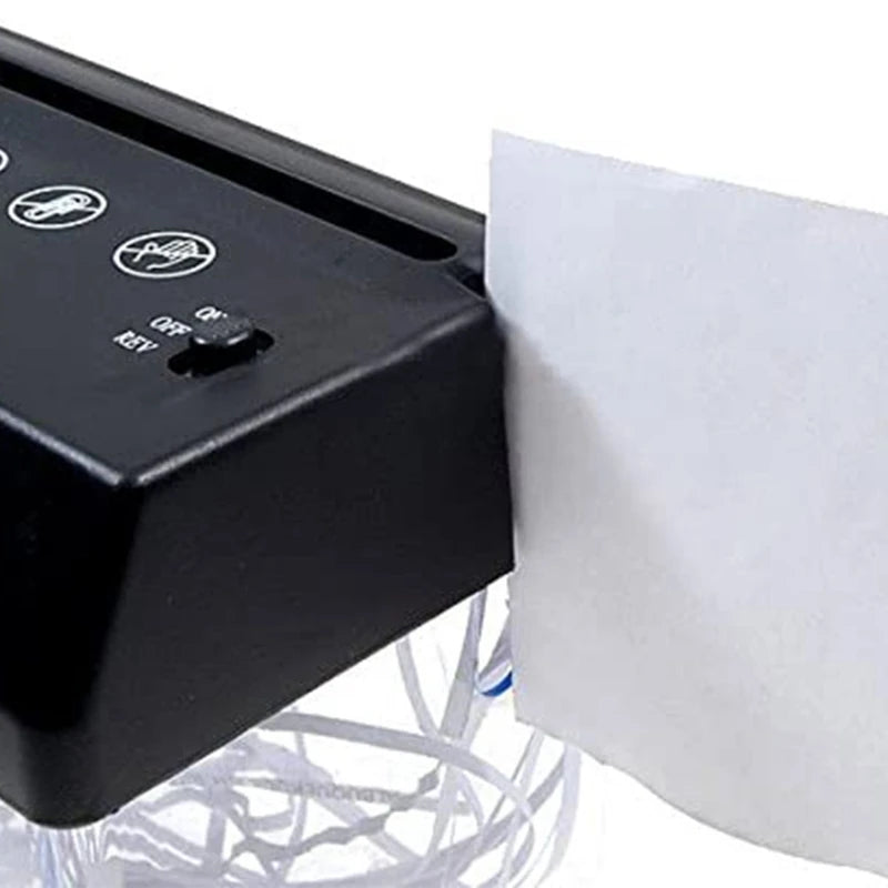 Mini Destructora de Papel de Corte en Tiras Portátil