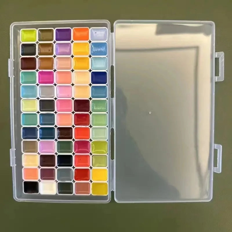 Artists' Professional Granulating Watercolor Set – 48 Colors