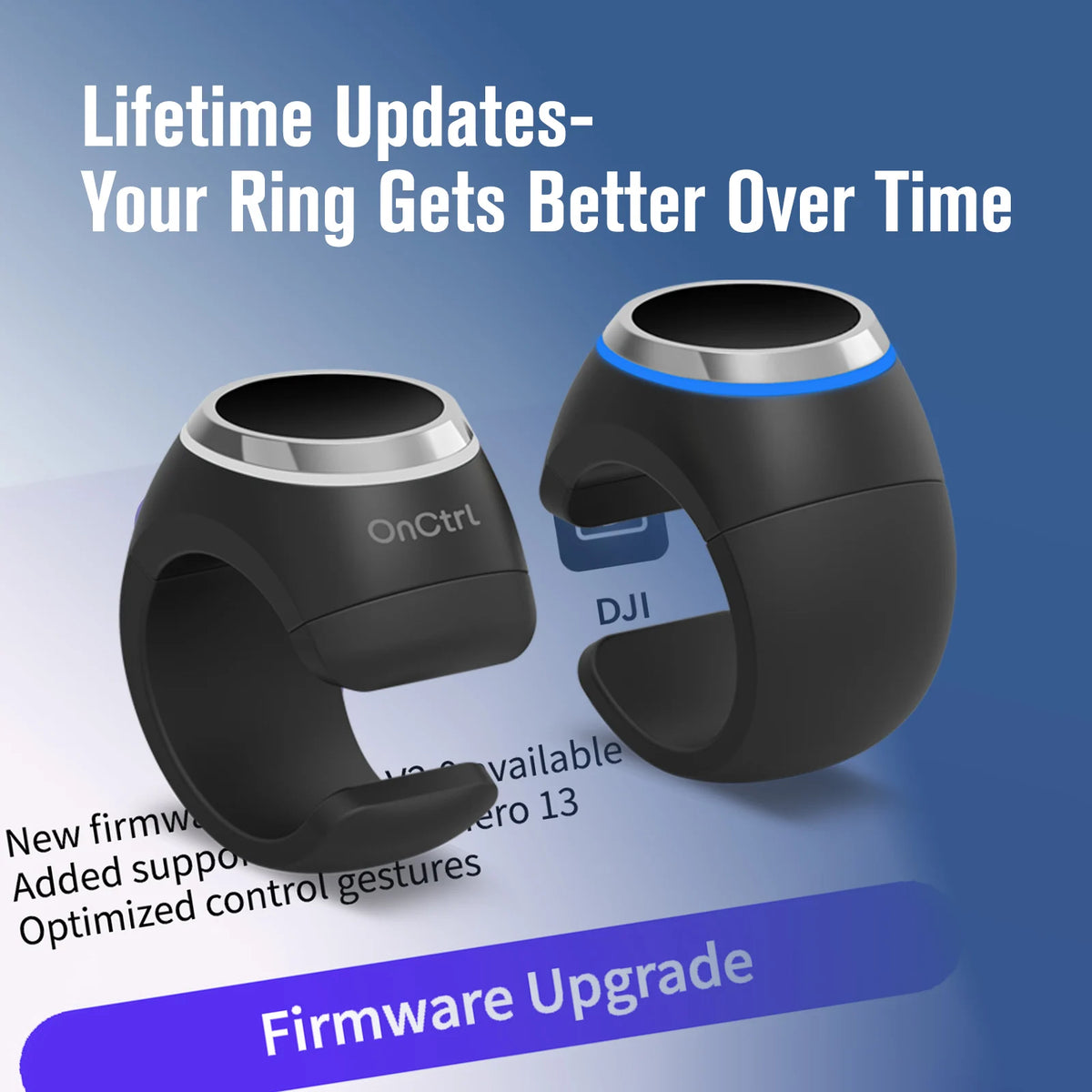 Ring2 Finger Remote for Compatible Action Cameras