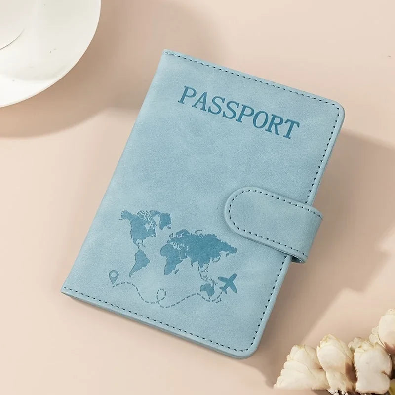 PU Passport Holder with Card Slots, Nine Colours