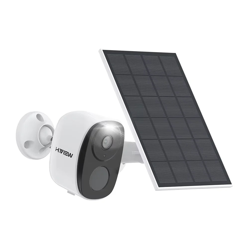 Telecamera di sicurezza wireless 3MP con batteria, proiettore, sirena e audio
