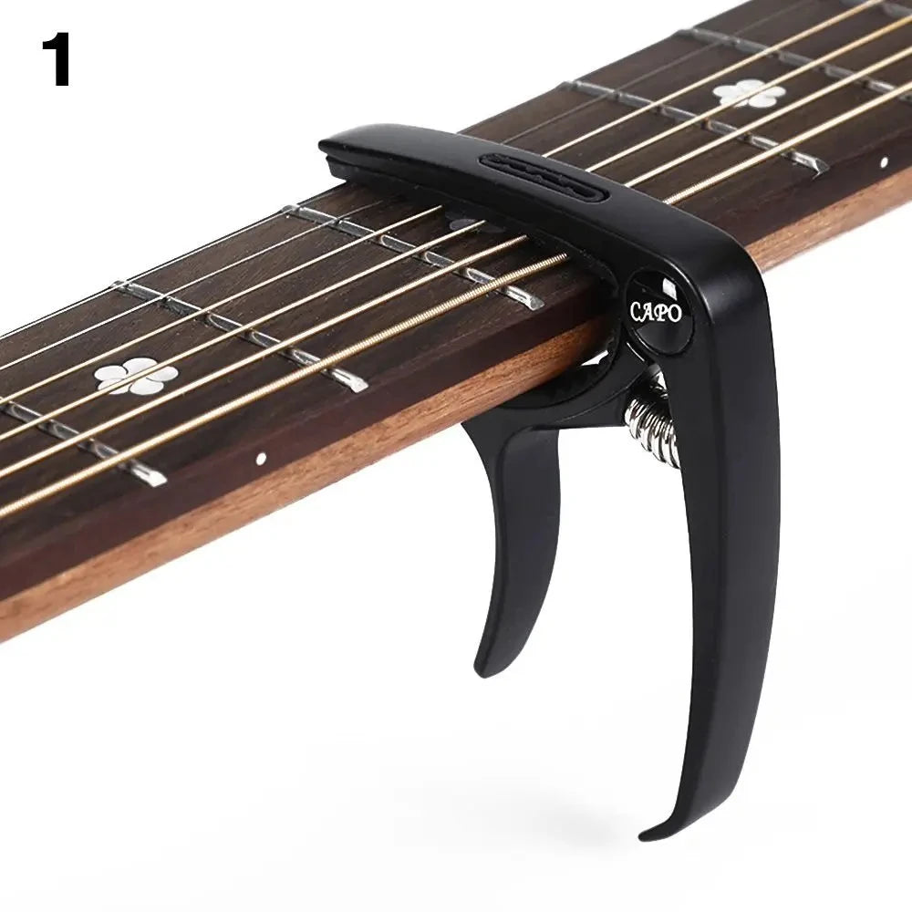 Metal Guitar Capo with Rubber Contacts