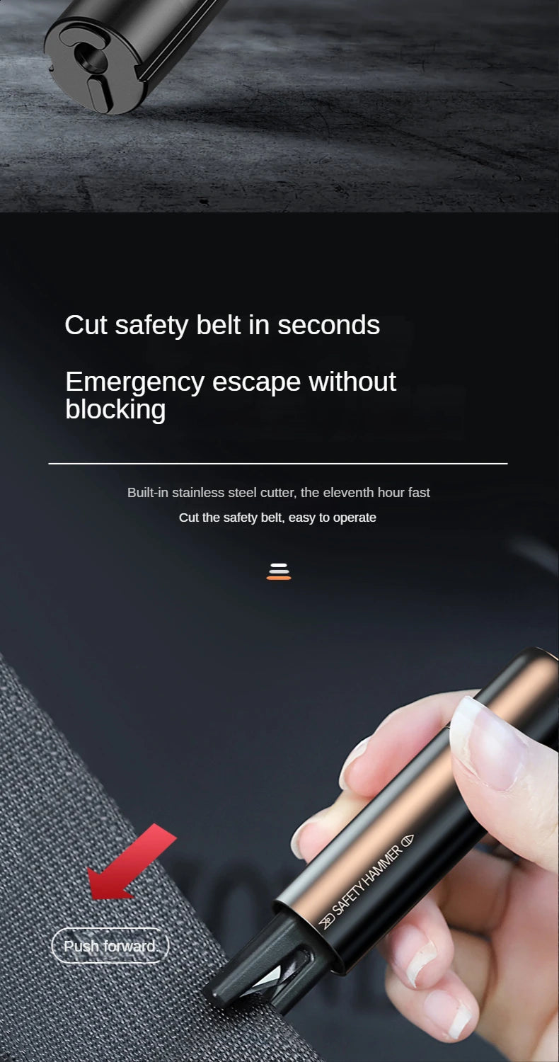 Car Emergency Window Breaker and Seat Belt Cutter