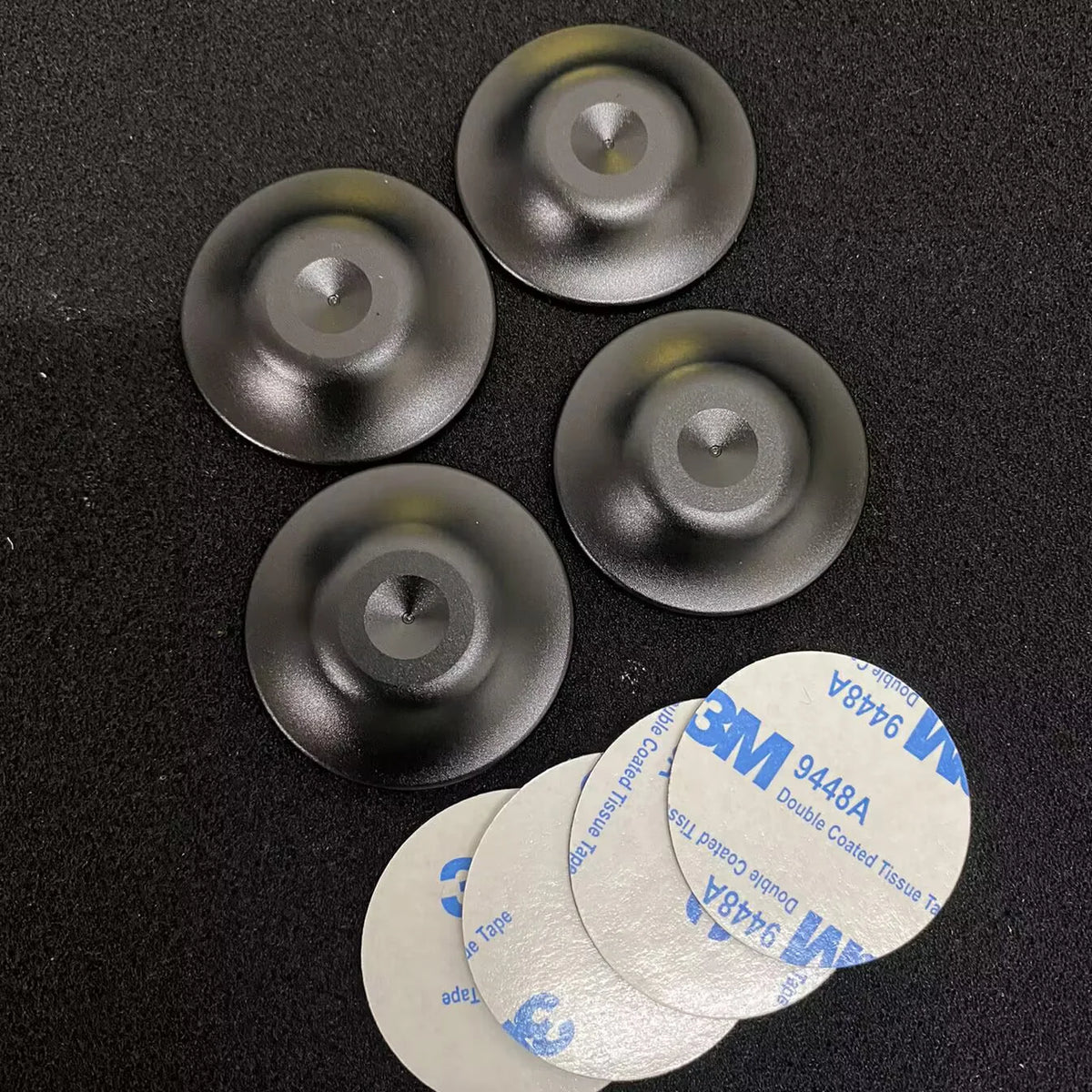 39 x 9 mm aluminium speakerpootjes, set van 4