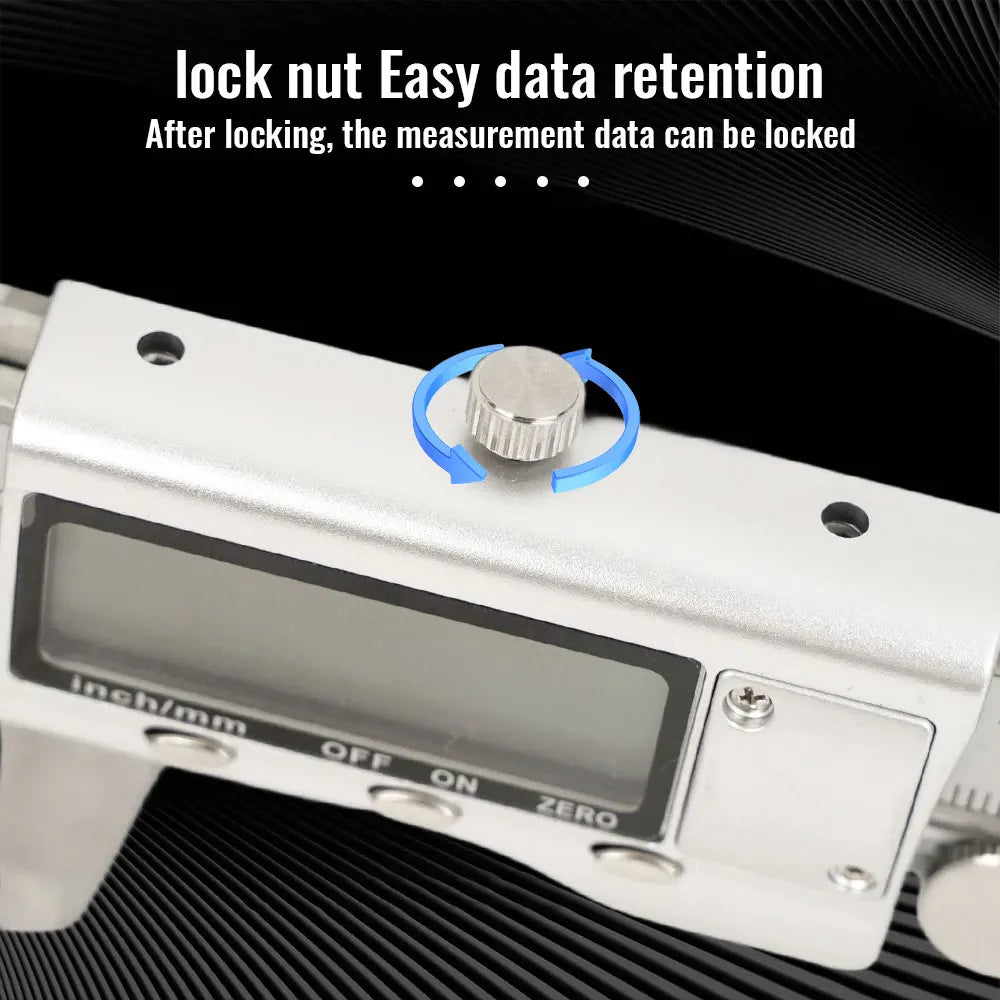 150 mm Digital Caliper with Stainless Steel Measuring Beam