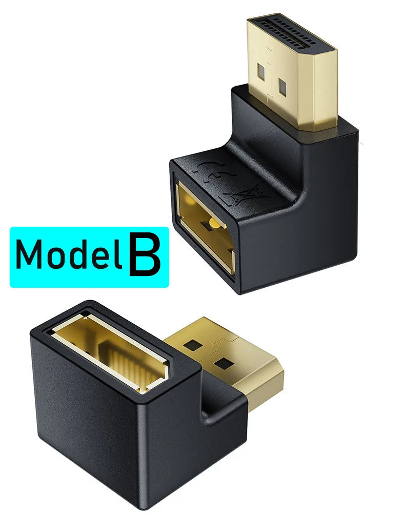 Zahnutý adaptér DisplayPort 1.4