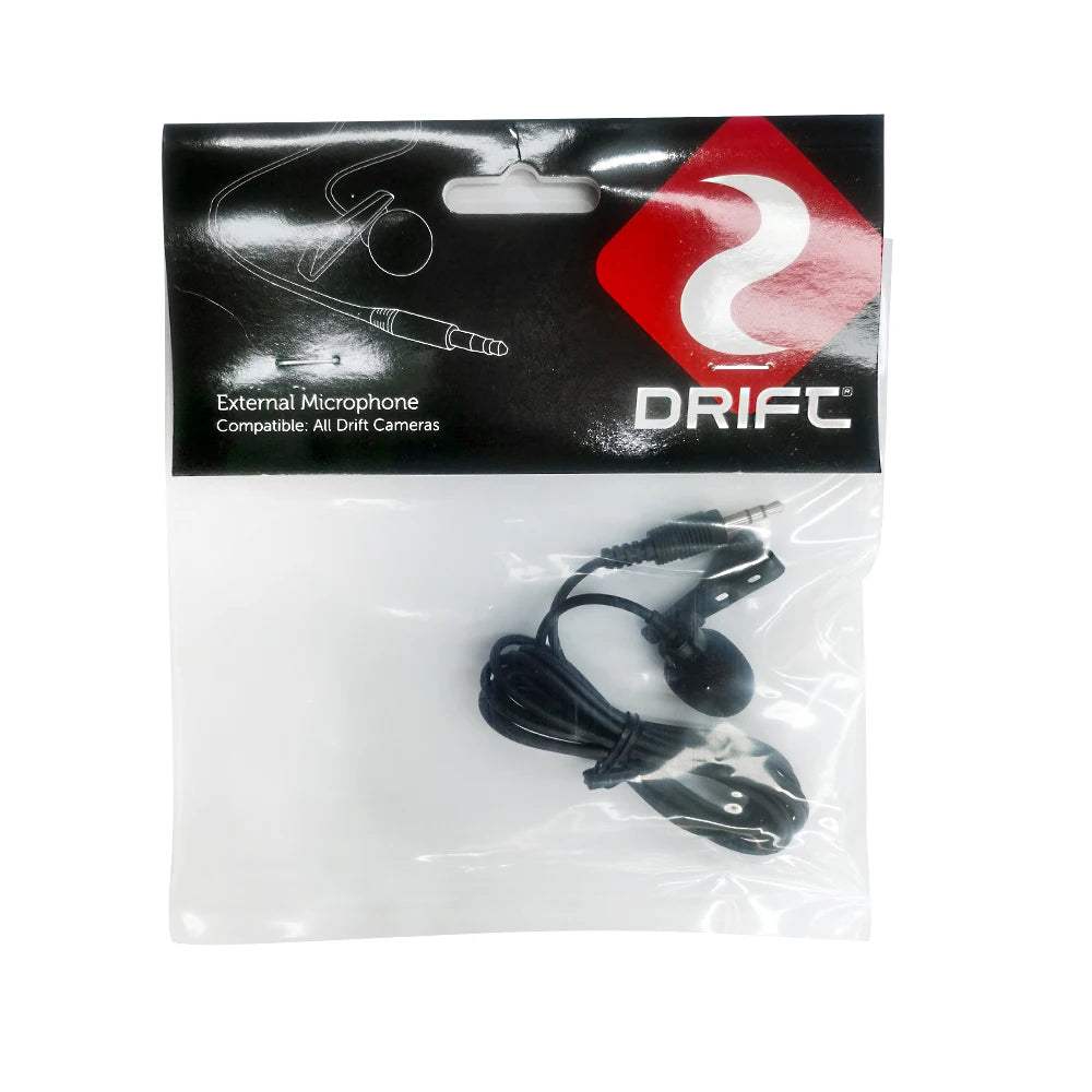 DRIFT Eredeti 3.5 mm külső mikrofon Ghost 4K Ghost X Ghost XL akció/sport kamera tartozékok