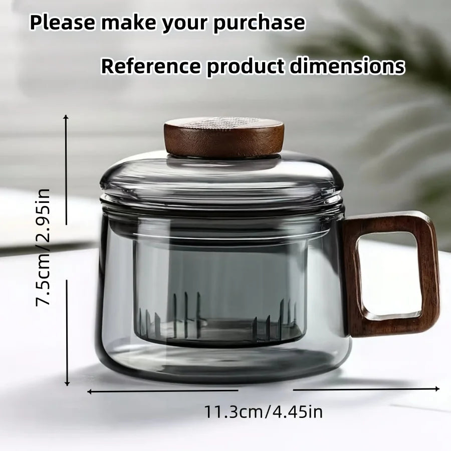 Tea Cup with Infuser, Pictured Design