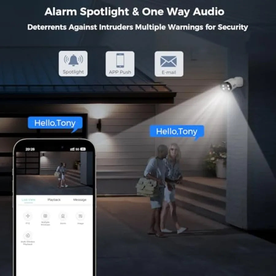 4K Wired CCTV DVR Kit with 8MP IP67 Weatherproof Cameras