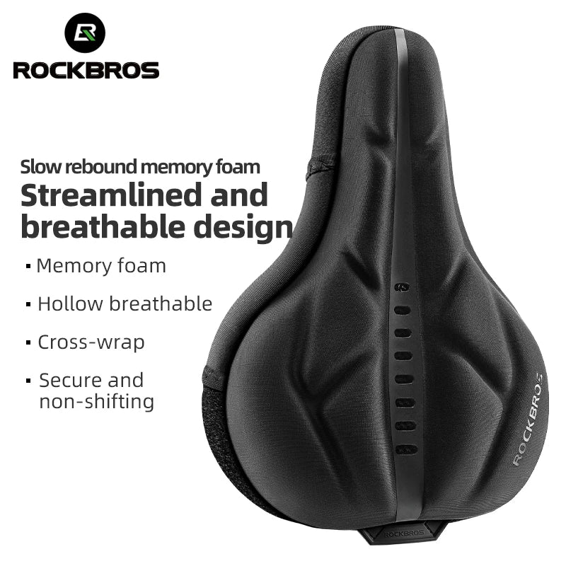 Coprisella per Bicicletta in Memory Foam Traspirante con Cuscino Antiscivolo