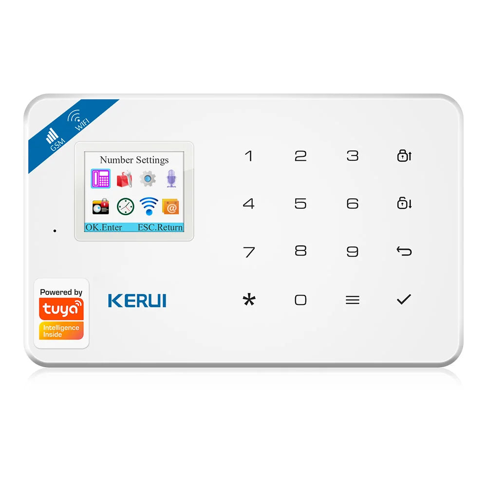 KERUI 4G plus WiFi Home Alarm System Anti-Theft Security System for House Protection