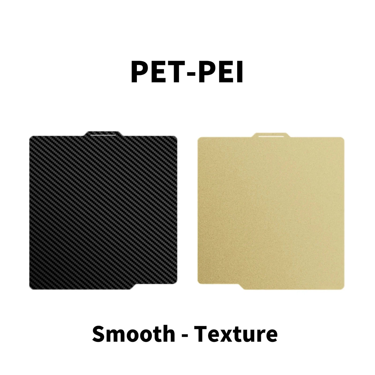257 x 257 mm 3D Printer Build Plate - Surfaces