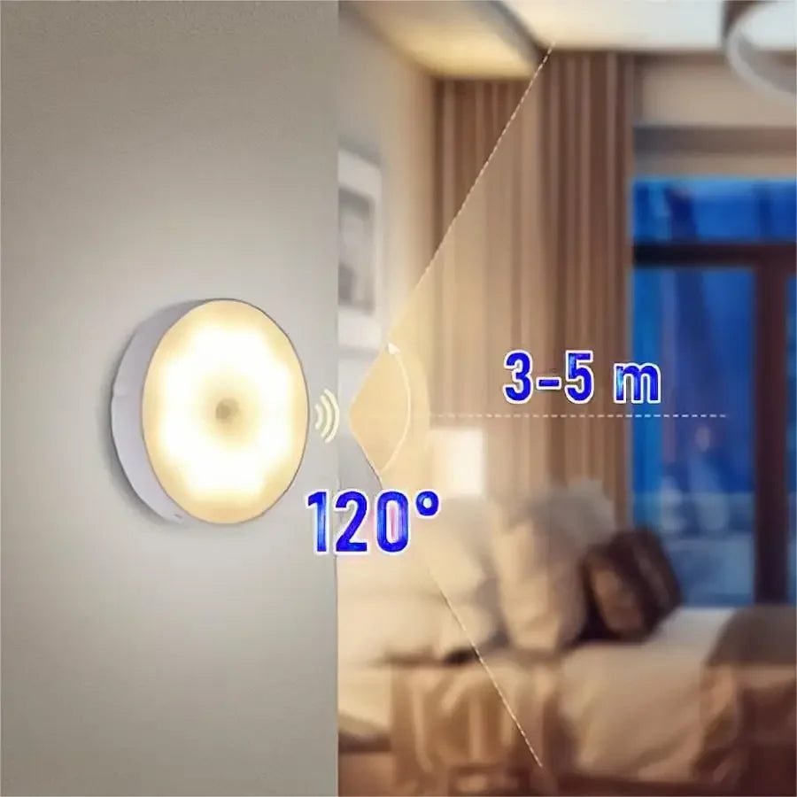 Luce notturna ricaricabile con sensore di movimento