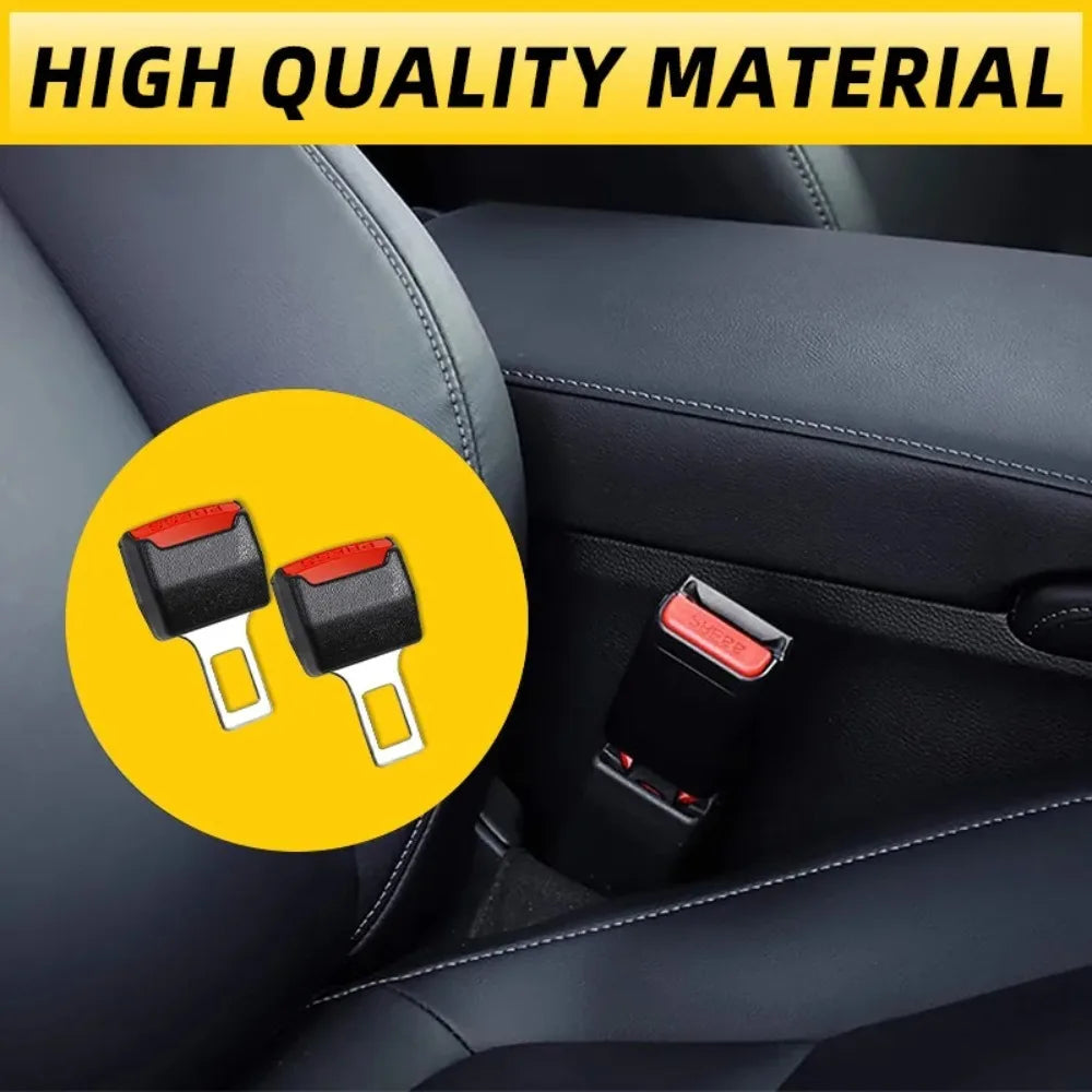 4PC Extenseur de clip de ceinture de sécurité voiture Serrure de ceinture Clip Buckle Insert Socket Extender Accessoire ceinture de sécurité