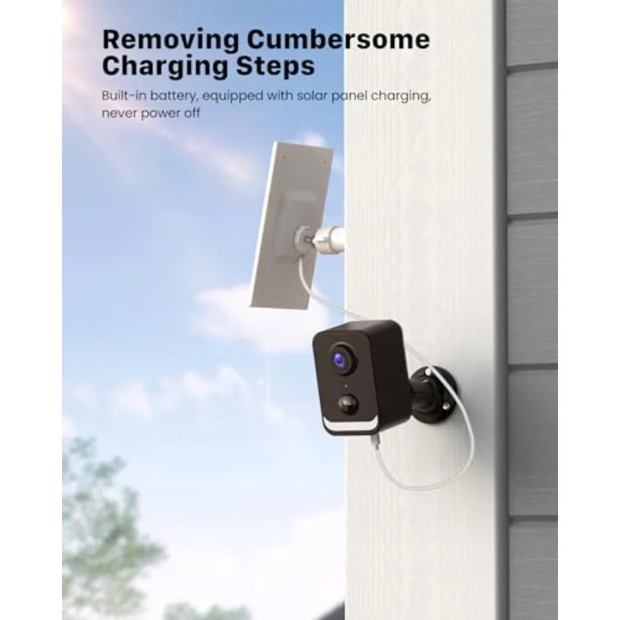 Wireless Outdoor Security Cameras for Solar-Powered Home Surveillance