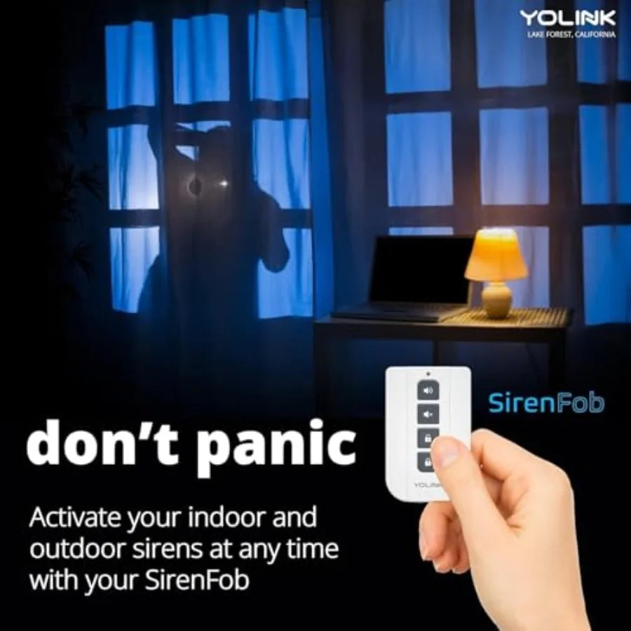 Outdoor Security Siren and Smart Alarm Controller Kit