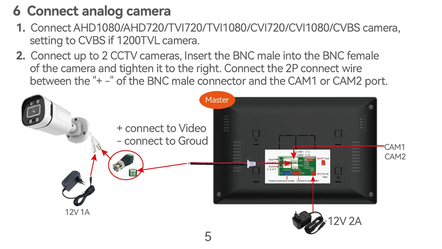 1080P 10 Inch Touch Screen Wifi Video Doorbell, Smart TUYA Home Video Intercom 32G Card Rceord Kit Motion Detection ID Unlcok Spy-shop.com