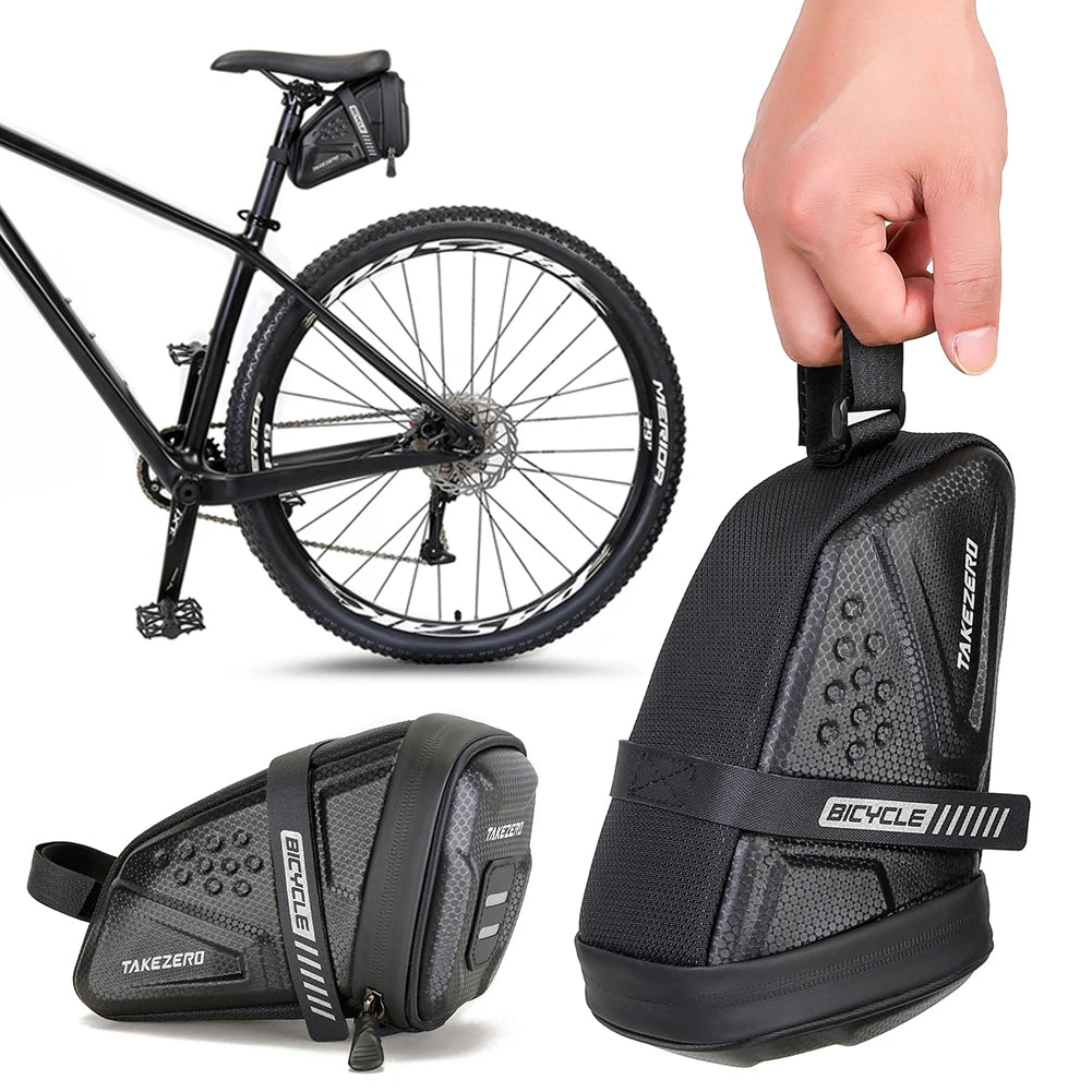 Taška na bicykel, na sedlo alebo rám