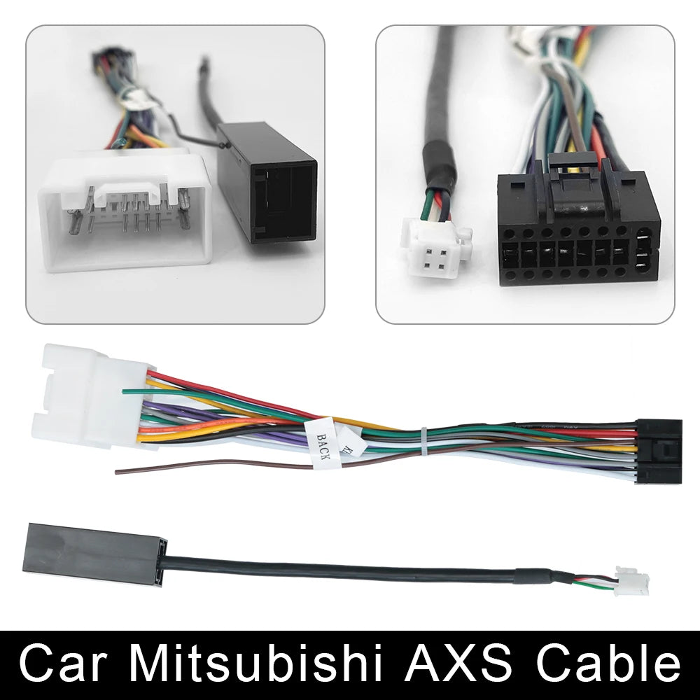 Câble ISO pour autoradio Android, accessoires pour écran 2DIN, stéréo Suzuki Kia VW Hyundai Honda Toyota Nissan Mitsubish, Ford Outlander