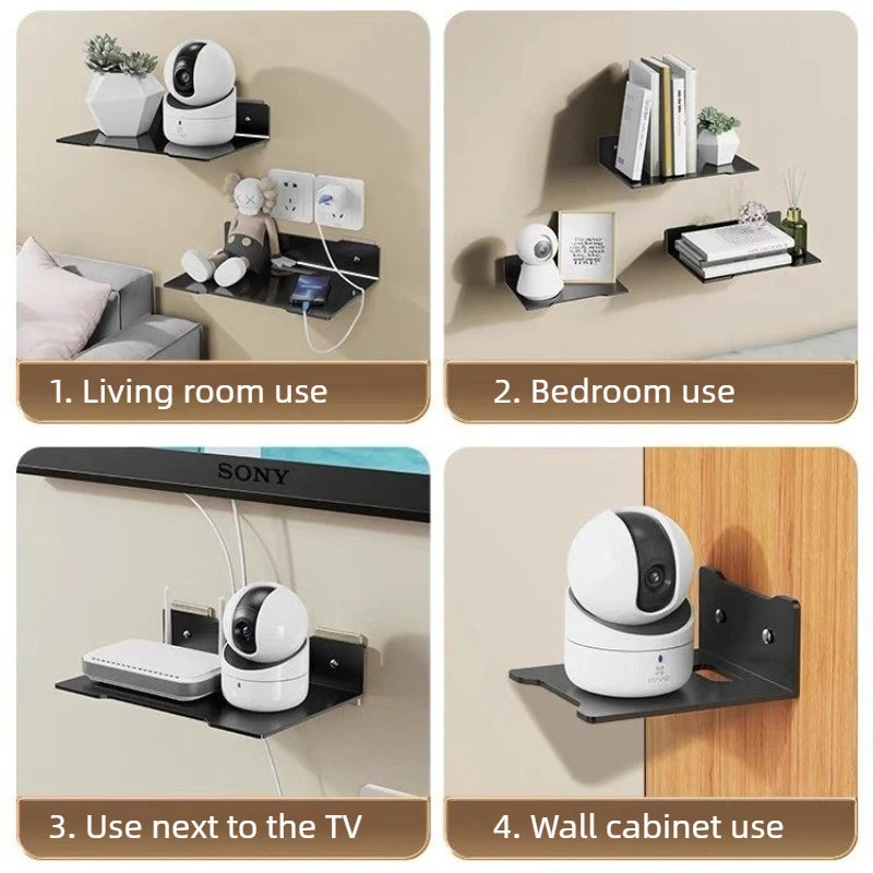 Carbon-Steel Wall Storage Shelf, Size Options