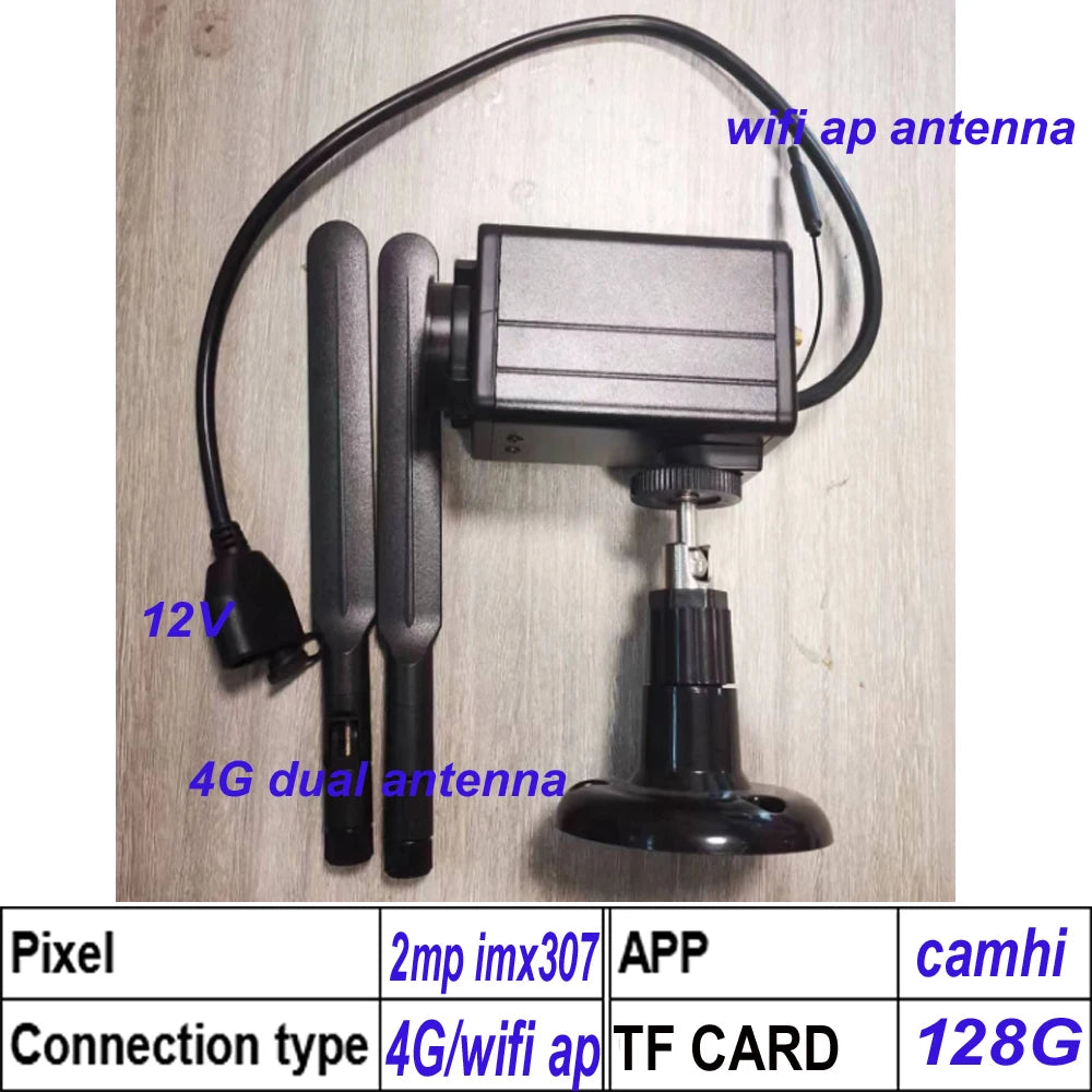 2MP IMX307 Starlight Teljes Színes Éjjellátó Vezeték nélküli IP Kamera