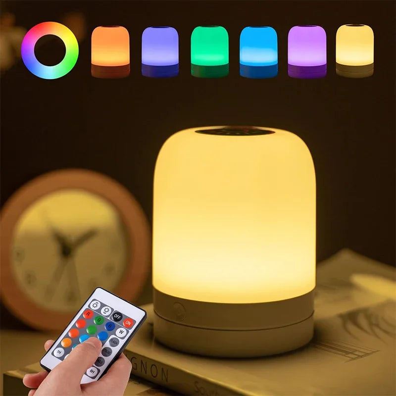 Rechargeable 16-Colour Touch Night Light