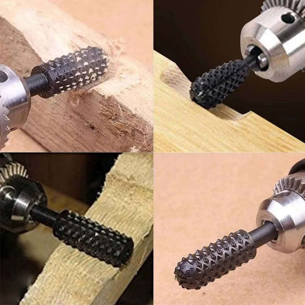 1/4'' 5PCS Drill Bit Set Cutting Tools for Woodworking Knife Wood Carving Tool Carpentry Wood Cutting Tools WorkDrill Bit Set